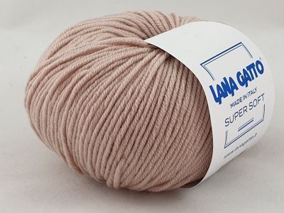 Lana Gatto Super Soft (14315 пудра) 100% меринос экстрафайн 50 г/125 м